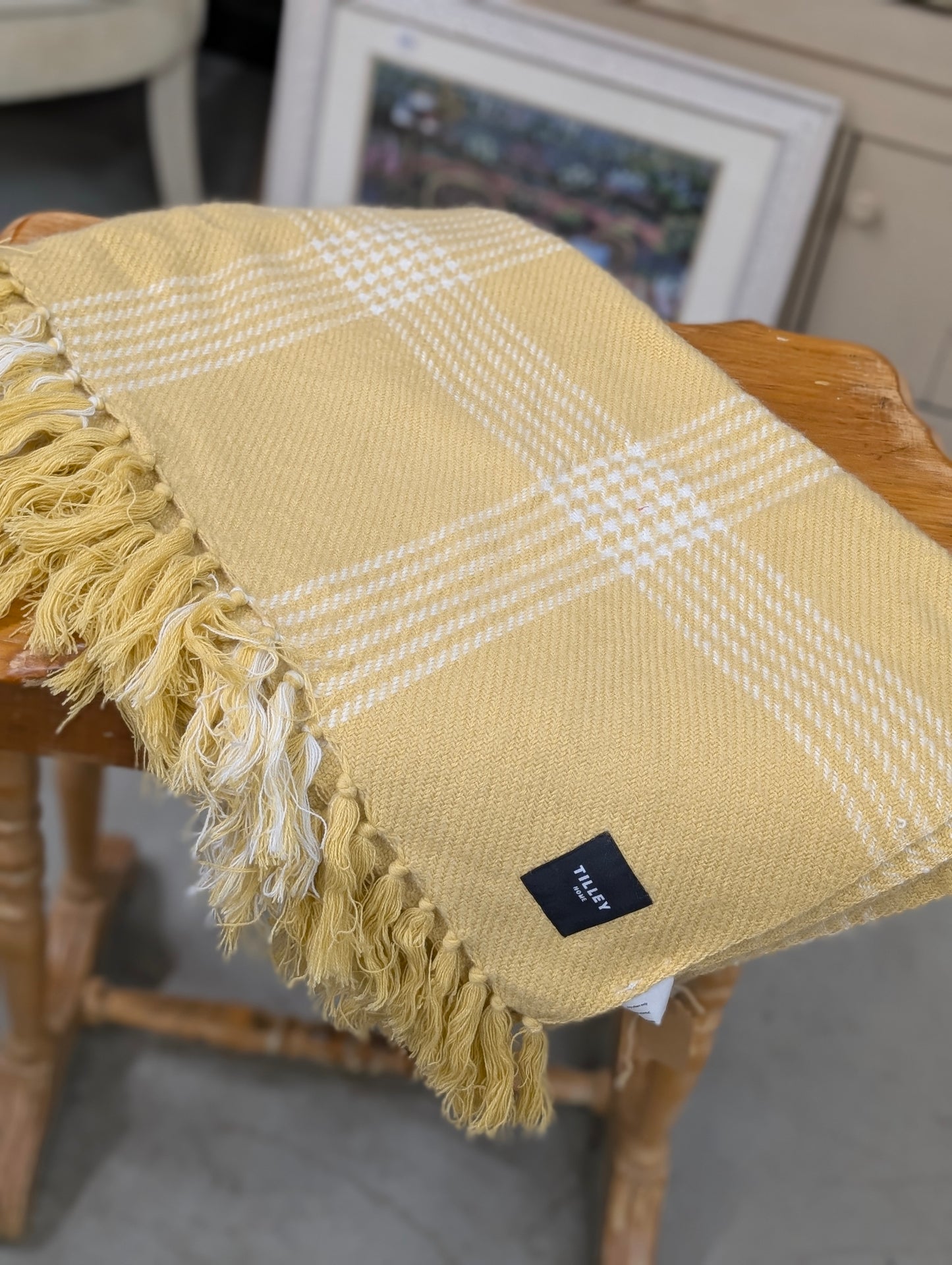 Yellow soft blanket