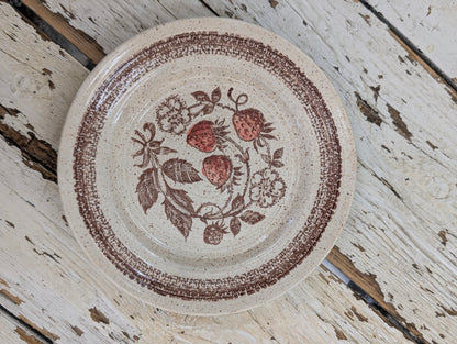 vintage Churchill Homespun Wild Strawberry ceramic items
