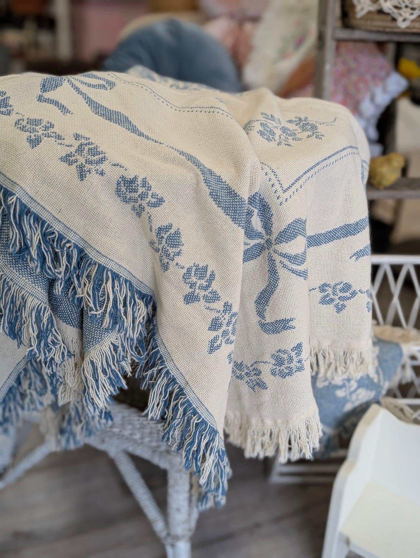 Blue ribbon blanket