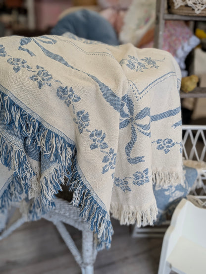 Blue ribbon blanket