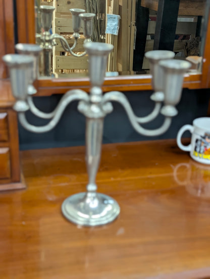 Silver candle stick