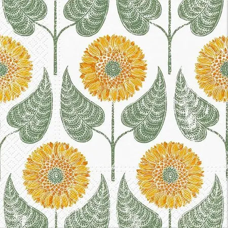 Sunflowers Pattern Napkin