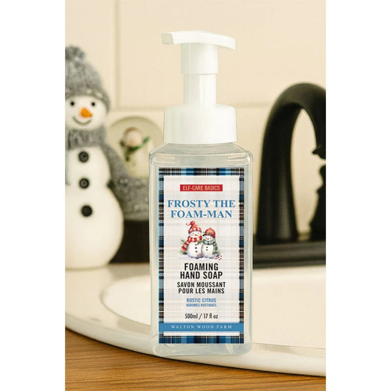 Frosty the Foam-man hand soap