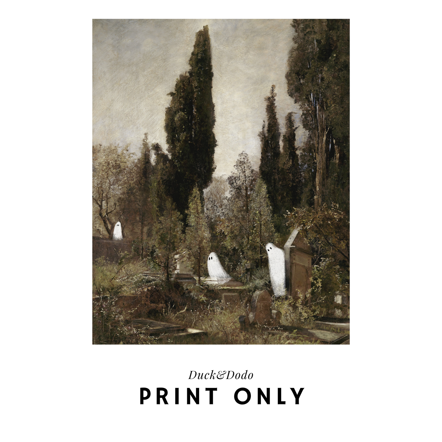 Ghosts in Trees Print