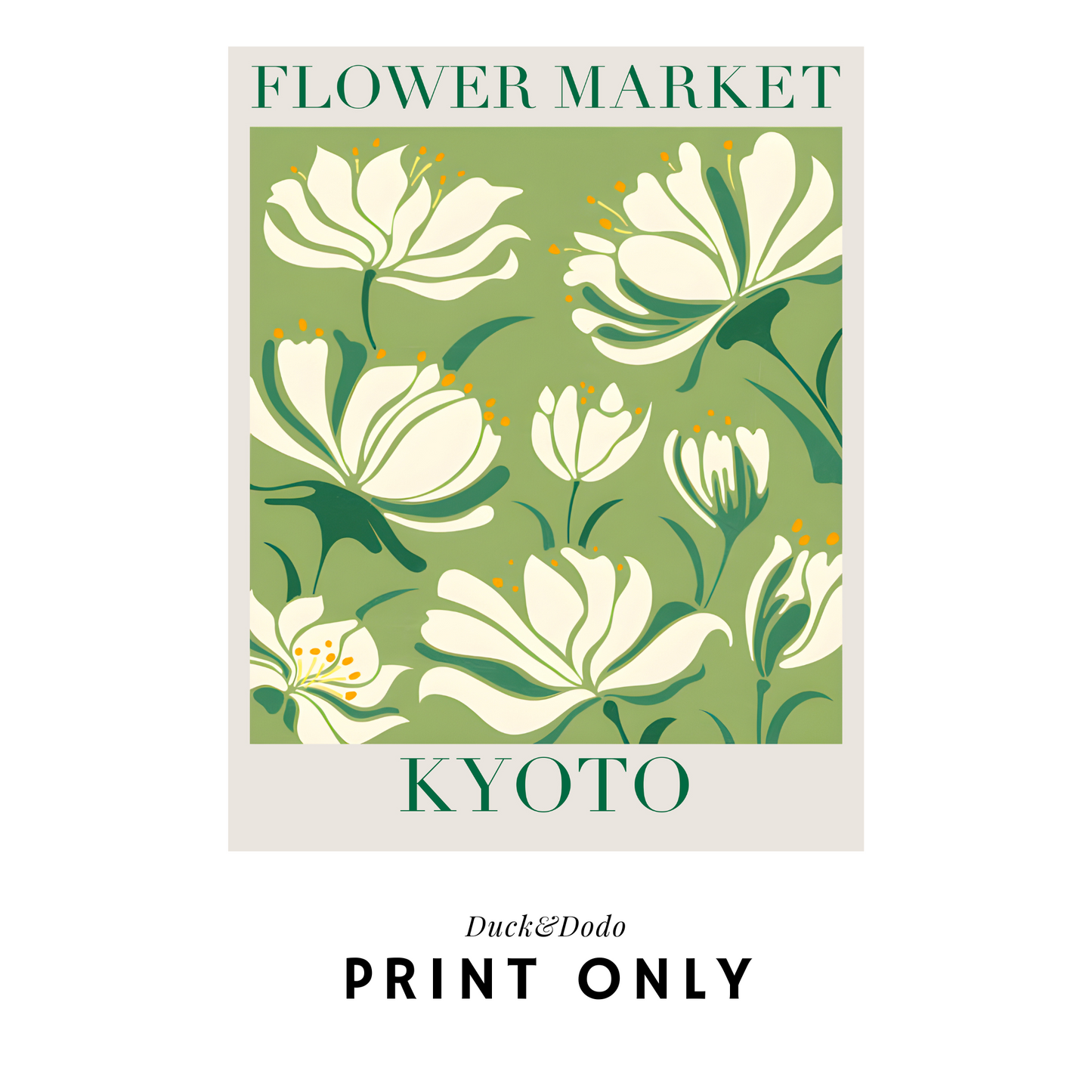 Flower Market Print - Kyoto