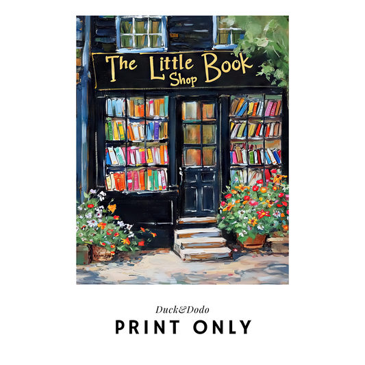 little Book Shop Print