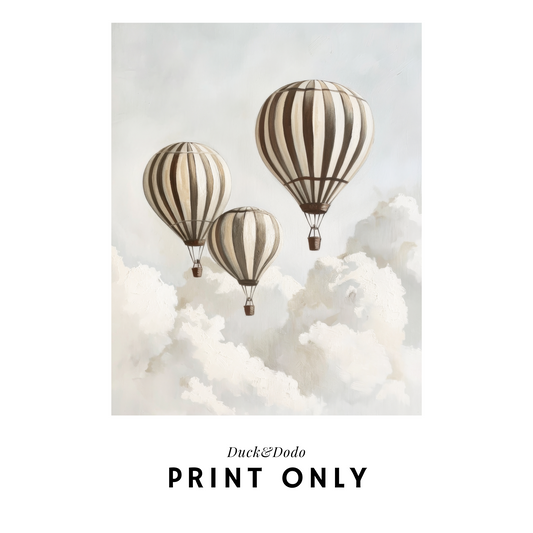 Hot air balloons Print