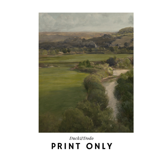 Scenery Print - Green Feilds