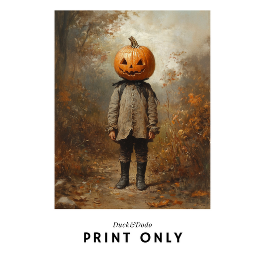 Pumpkin Boy Print