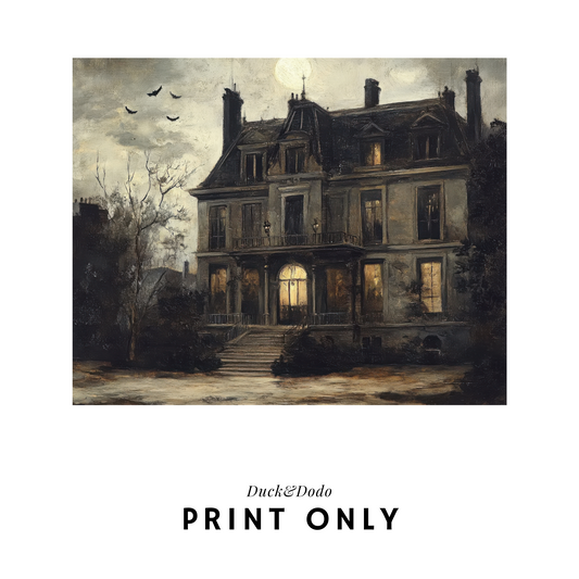 Wednesday House Print