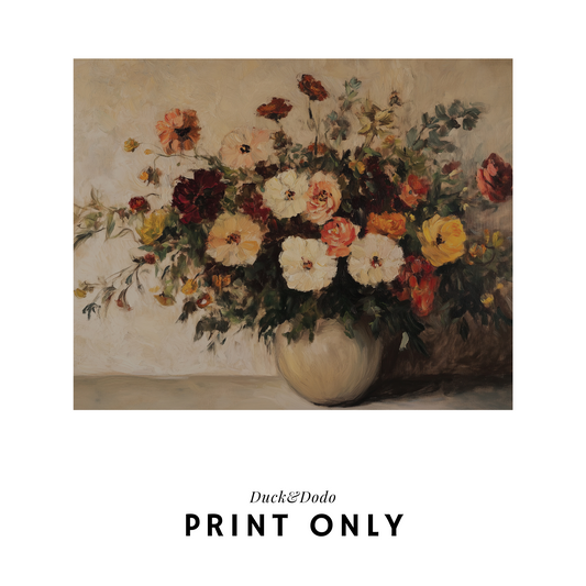 Autumn Flowers Print