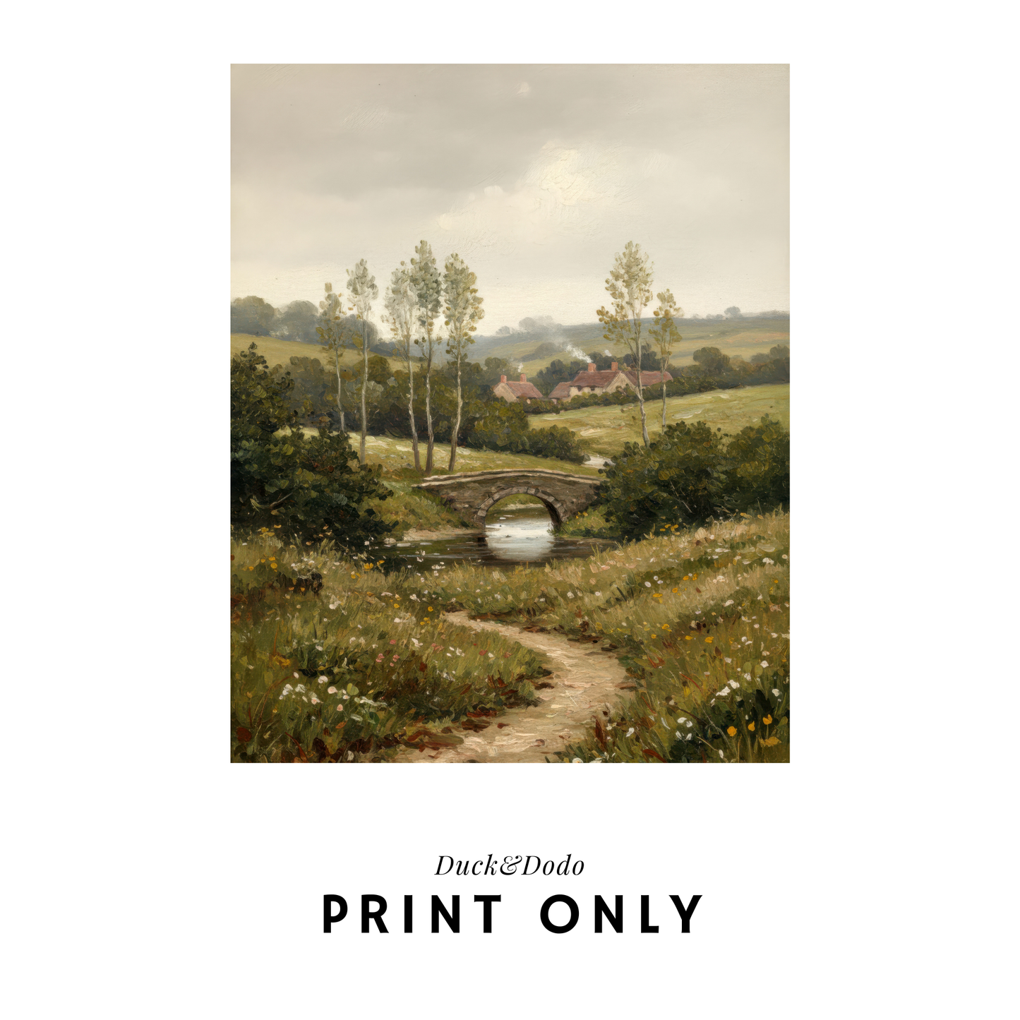Scenery bridge Print