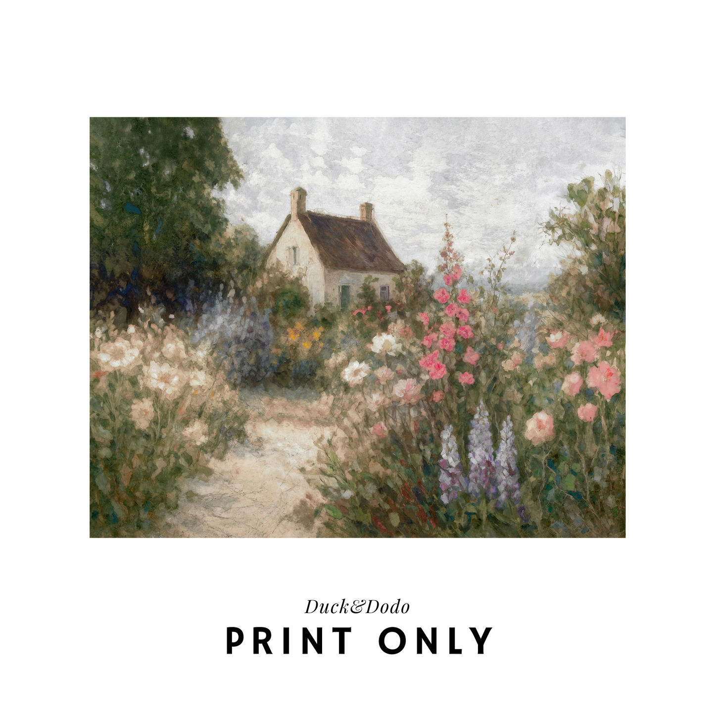 English Cottage Print