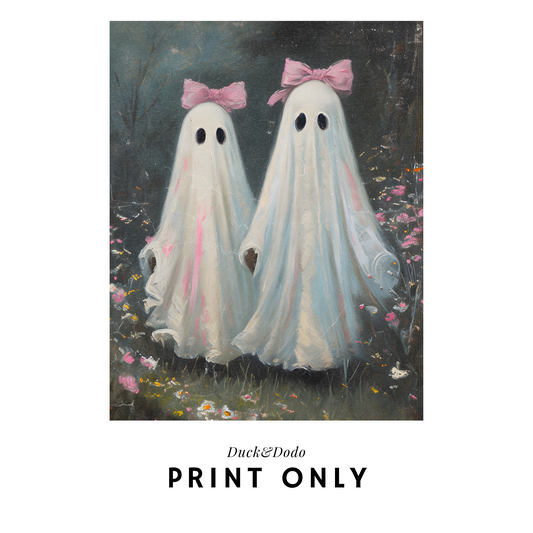 Ghoul Sisters Print