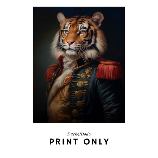 Tiger Portrait Print