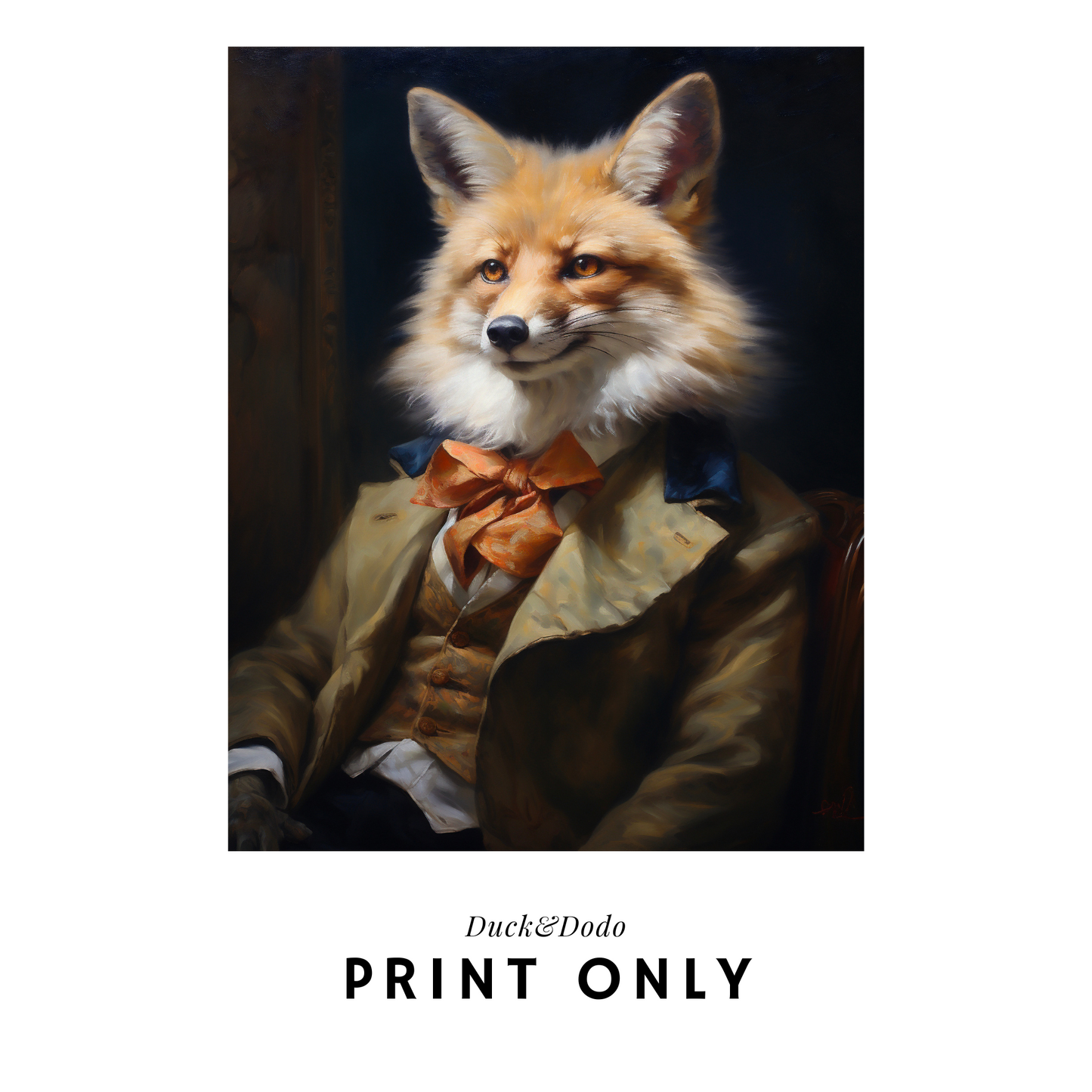 Mr. Fox Portrait Print