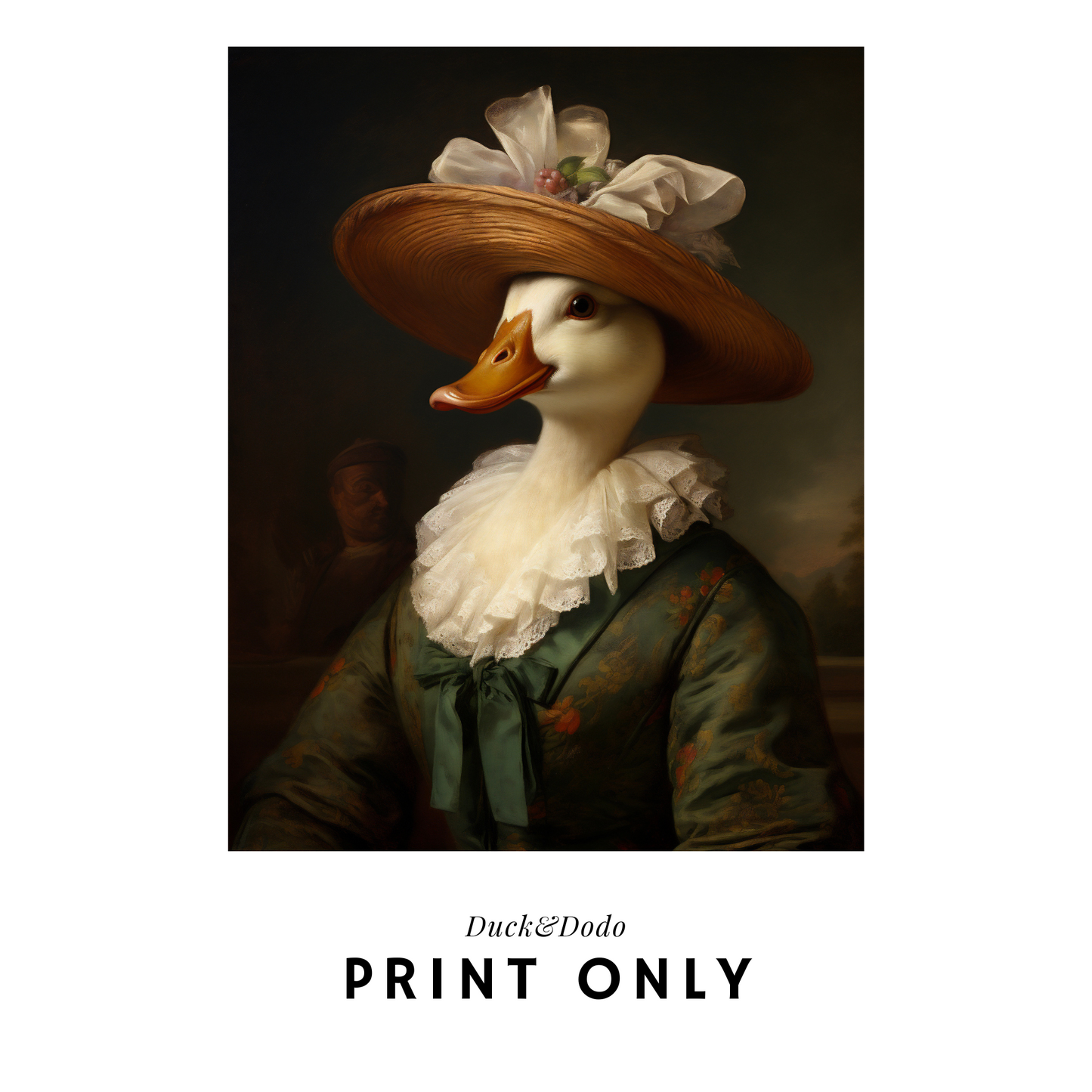 Mrs. Dapper Duck Print