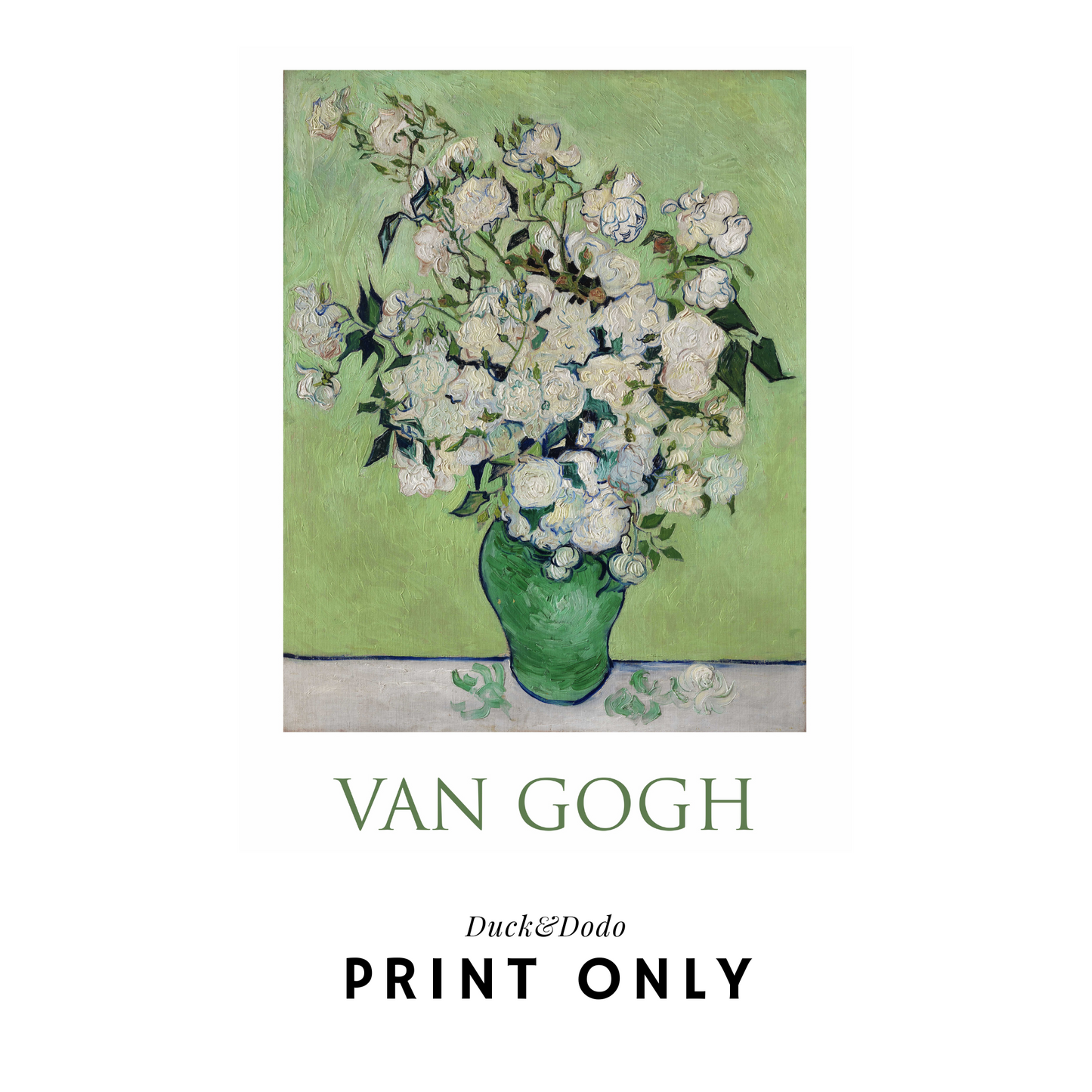 Van Gogh Print   - Green