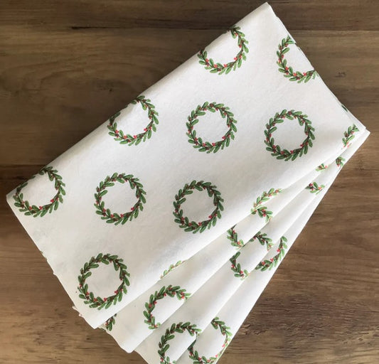 Wreathe Napkins, set of 4